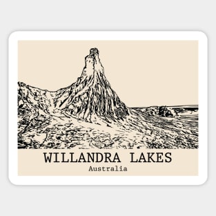Willandra Lakes Region - Australia Sticker